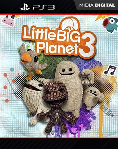 LittleBigPlanet 3 Playstation 3 Mídia Digital – Frigga Games
